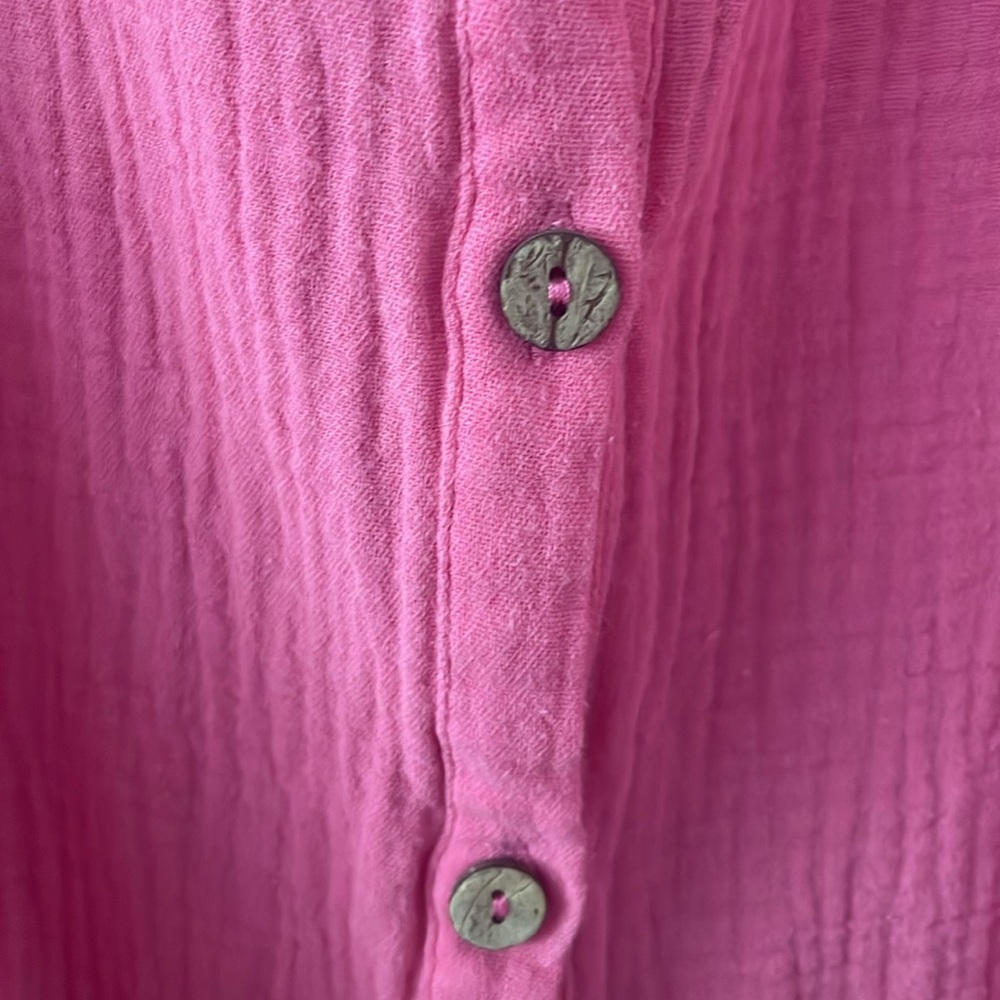 Talulah Linen Flowy Buttonup - Picture 4 of 6